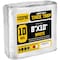 Core Tarps Heavy Duty Tarp, 10 ft L x 0.5 mm H x 8 ft W, 10 Mil, White, Polyethylene CT-604-8X10 - alternate 1